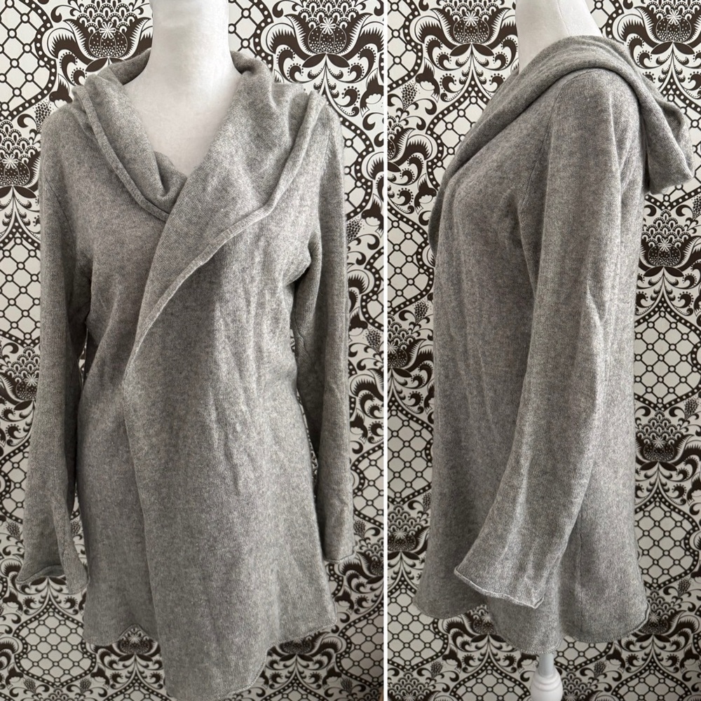 CASHMERE ✨ Laundry by Shelli Segal cardigan hoodie sweater | Sz M